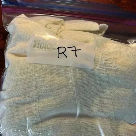 New York & Co Womens Cardigan Cream M Waterfall Knit Pattern Long Sleeves Classy - Picture 9 of 9